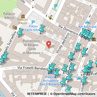 Mappa Via Dell'Arco, 46100 Mantova MN, Italia (0.096)
