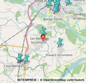 Mappa Via Guglielmo Marconi, 27028 San Martino Siccomario PV, Italia (2.71545)