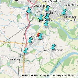 Mappa Via Guglielmo Marconi, 27028 San Martino Siccomario PV, Italia (2.08333)