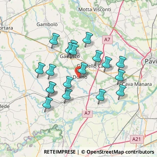 Mappa Via Privata L. Einaudi, 27020 Dorno PV, Italia (6.76)