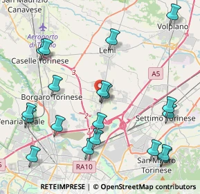 Mappa Via Marconi, 10079 Mappano TO, Italia (5.05263)