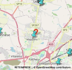 Mappa Via Reisina, 10079 Mappano TO, Italia (3.44538)