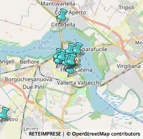 Mappa Via Gandolfo Lorenzo, 46100 Mantova MN, Italia (1.11455)