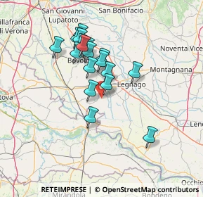Mappa Via Bassa, 37052 Casaleone VR, Italia (11.88611)