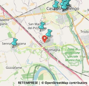 Mappa Via delle Industrie, 26867 Somaglia LO, Italia (2.88636)