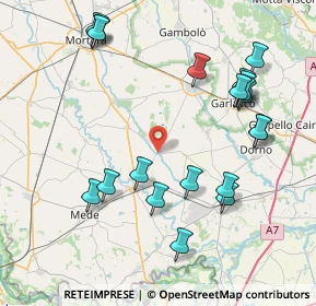 Mappa Viale Garibaldi, 27030 Ottobiano PV, Italia (9.0015)