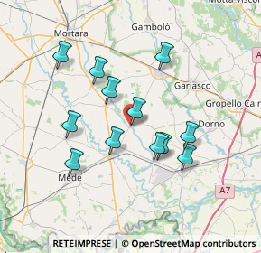 Mappa Viale Garibaldi, 27030 Ottobiano PV, Italia (6.34917)