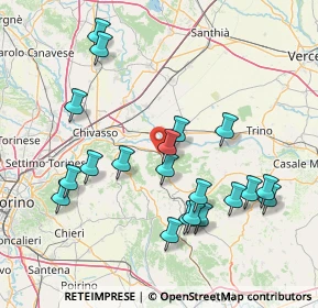 Mappa 10020 Cavagnolo TO, Italia (16.264)