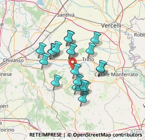 Mappa Via Piave, 15020 Gabiano AL, Italia (10.5065)