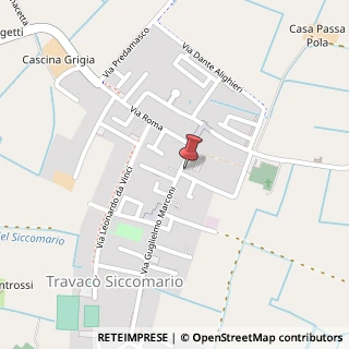 Mappa Via G. Marconi, 64, 27020 Travacò Siccomario, Pavia (Lombardia)