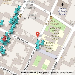Mappa Via Torquato Tasso, 46100 Mantova MN, Italia (0.08519)