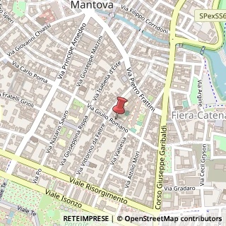 Mappa Via Giulio Romano, 40, 46100 Mantova, Mantova (Lombardia)