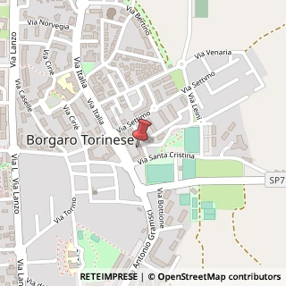 Mappa Via Antonio Gramsci, 31, 10071 Borgaro Torinese, Torino (Piemonte)