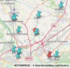 Mappa Strada Cuorgnè, 10072 Caselle torinese TO, Italia (5.04667)