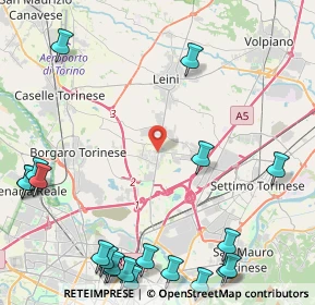 Mappa Strada Cuorgnè, 10072 Caselle torinese TO, Italia (6.5035)