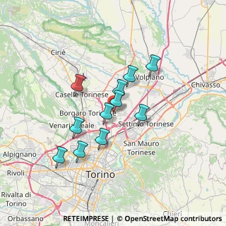 Mappa Strada Cuorgnè, 10072 Caselle torinese TO, Italia (5.67636)