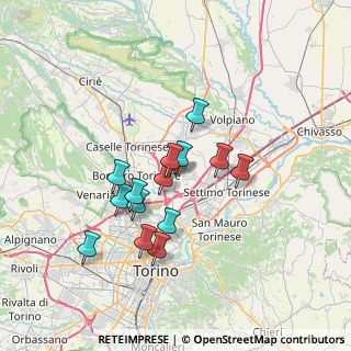 Mappa Strada Cuorgnè, 10072 Caselle torinese TO, Italia (5.80857)