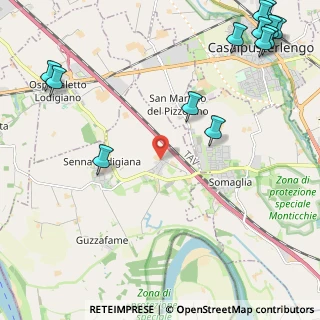 Mappa Via Mancini, 26856 Senna lodigiana LO, Italia (3.36154)