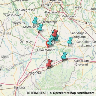 Mappa Via Madonna, 27028 San Martino Siccomario PV, Italia (10.08714)