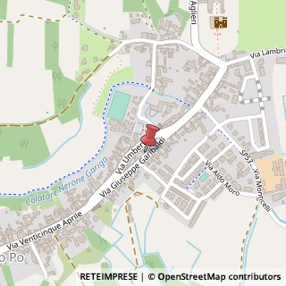 Mappa Via Giuseppe Garibaldi, 84, 27013 Chignolo Po, Pavia (Lombardia)