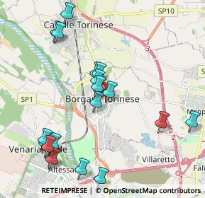 Mappa Piazza Vittorio Veneto, 10071 Borgaro Torinese TO, Italia (2.314)