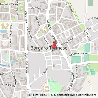 Mappa Via Costituente, 1, 10071 Borgaro Torinese, Torino (Piemonte)