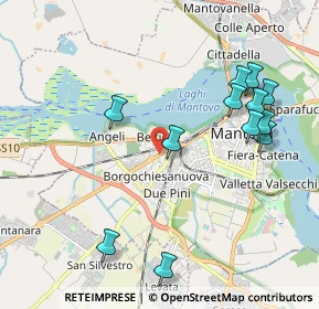 Mappa Strada Dosso del Corso, 46100 Mantova MN, Italia (2.20667)