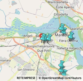 Mappa Strada Dosso del Corso, 46100 Mantova MN, Italia (2.49667)