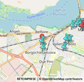 Mappa Strada Dosso del Corso, 46100 Mantova MN, Italia (1.34182)