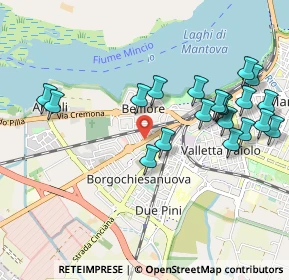 Mappa Strada Dosso del Corso, 46100 Mantova MN, Italia (1.07)