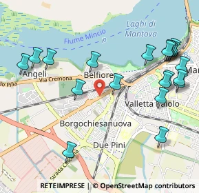 Mappa Strada Dosso del Corso, 46100 Mantova MN, Italia (1.259)