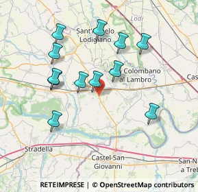 Mappa Strada Provinciale ex Strada Statale 412 della Val Tidone, 27010 Santa Cristina e Bissone PV, Italia (7.10833)