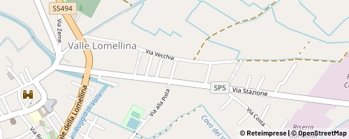Mappa Valle Lomellina