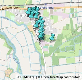 Mappa Via Veneto, 27014 Corteolona PV, Italia (0.42143)
