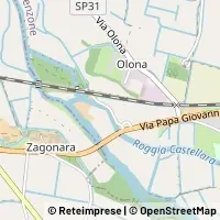Map Corteolona e Genzone