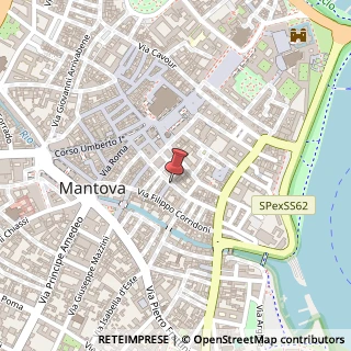 Mappa Via calvi pietro fortunato 95, 46100 Mantova, Mantova (Lombardia)