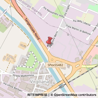 Mappa Via Ettore Berni, 3, 46100 Mantova, Mantova (Lombardia)