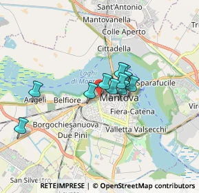 Mappa Largo di Porta Pradella, 46100 Mantova MN, Italia (1.14545)