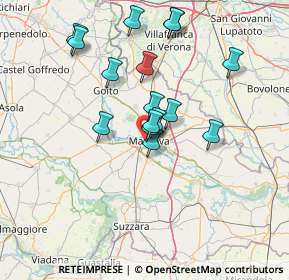 Mappa Via Monsignor Luigi Martini, 46100 Mantova MN, Italia (12.595)