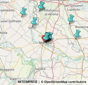 Mappa Via Monsignor Luigi Martini, 46100 Mantova MN, Italia (10.43538)