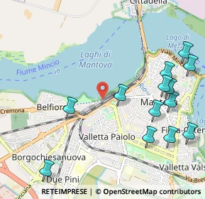 Mappa Via Monsignor Luigi Martini, 46100 Mantova MN, Italia (1.28615)