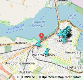 Mappa Via Monsignor Luigi Martini, 46100 Mantova MN, Italia (1.0505)