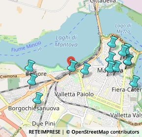 Mappa Via Monsignor Luigi Martini, 46100 Mantova MN, Italia (1.18286)