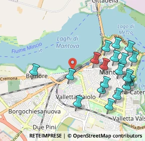 Mappa Via Monsignor Luigi Martini, 46100 Mantova MN, Italia (1.191)