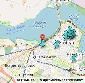 Mappa Via Monsignor Luigi Martini, 46100 Mantova MN, Italia (1.11833)