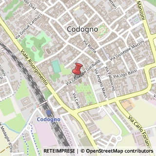 Mappa Via Garibaldi Giuseppe, 40, 26845 Codogno, Lodi (Lombardia)