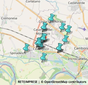 Mappa Via delle Industrie, 26028 Sesto ed Uniti CR, Italia (1.149)