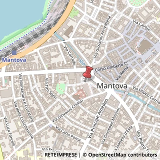 Mappa Via Mario, 8, 46100 Mantova, Mantova (Lombardia)