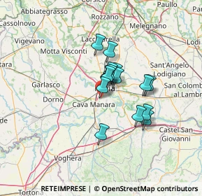 Mappa Via Partigiani, 27028 San Martino Siccomario PV, Italia (9.066)