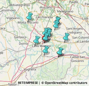 Mappa Via Partigiani, 27028 San Martino Siccomario PV, Italia (8.73)